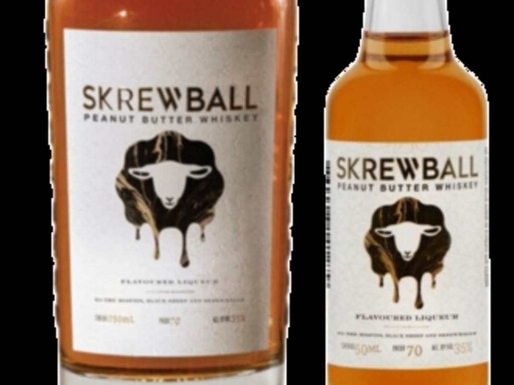 All batches of the 750ml and 50ml peanut butter flavoured whiskey have been recalled. Picture: Food Standards Australia New Zealand