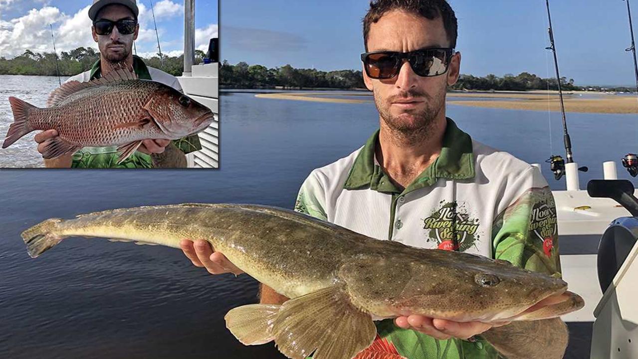 GOTCHA - Jimmy Free from Noosa River Fishing Safaris caught and released this flathead and mangrove jack in the lowerNoosa estuary. Photo: www.fishingnoosa.com.au