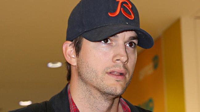 NON EXCLUSIVE: Ashton Kutcher arrives in Sydney, NSW, Australia.