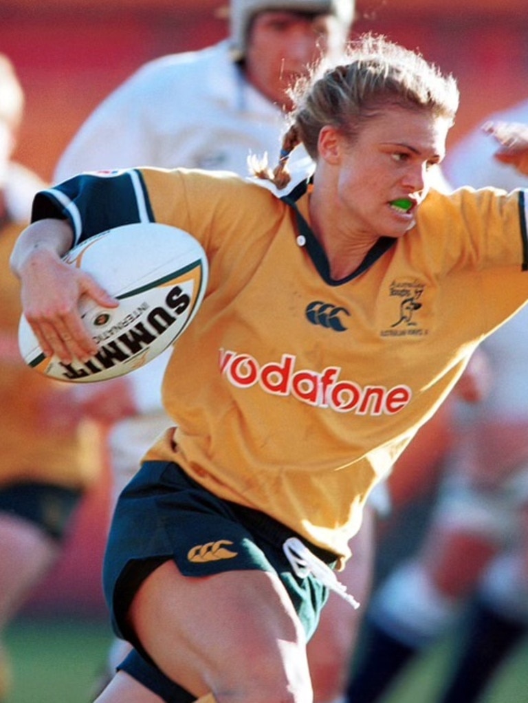 Steventon with the Wallaroos.