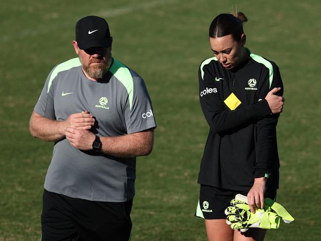 Mackenzie Arnold has been ruled out against Korea Republic. Picture: Jason McCawley/Getty Images