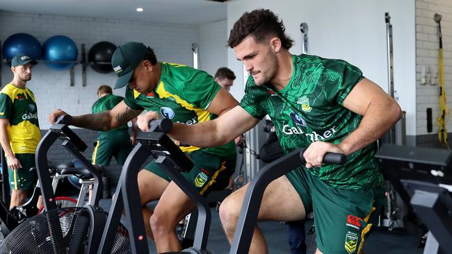 The Kangaroos will play their first match at the World Cup on October 16. Picture: Brendon Thorne/Getty Images