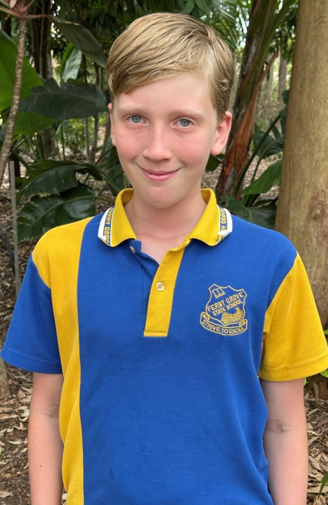 Noah, Ferny Grove State School vice-captain. Picture: Contributed