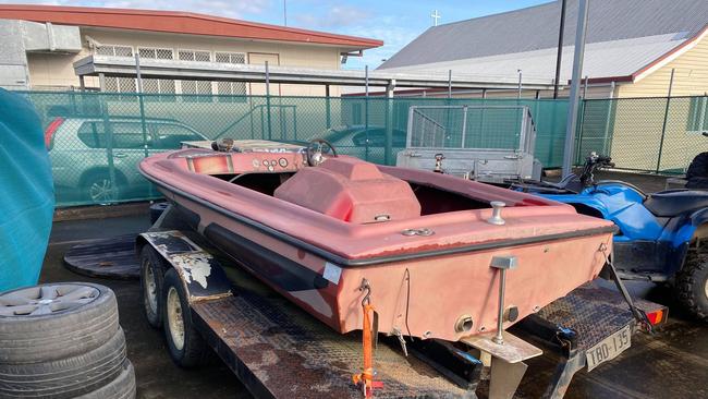 A haven of stolen goods found at a Grasstree Beach property. Picture: Contributed