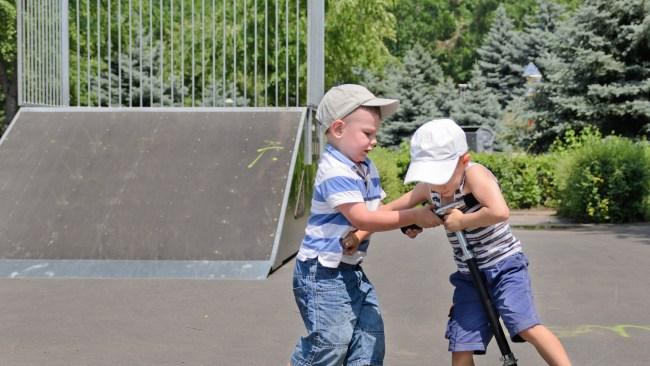 The park is a shared space, and parents should step in to respect everyone playing. Source: iStock