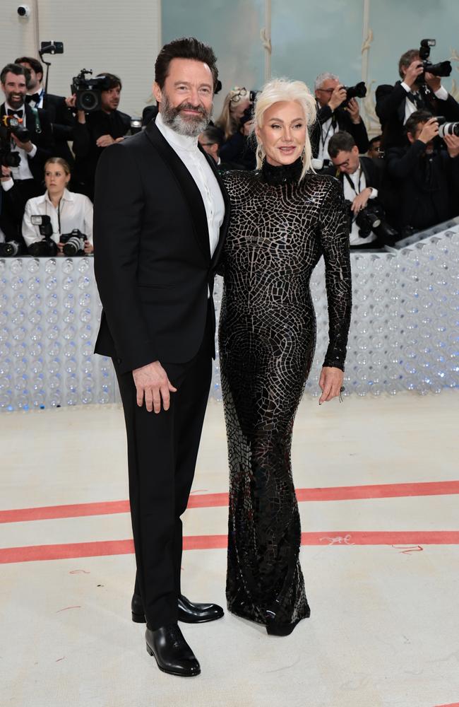 Hugh Jackman and Deborra-lee Furness. Picture: Jamie McCarthy/Getty