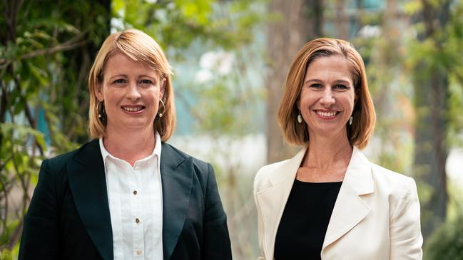 Arup Australia co-chairs Kerryn Coker, left, and Kate West