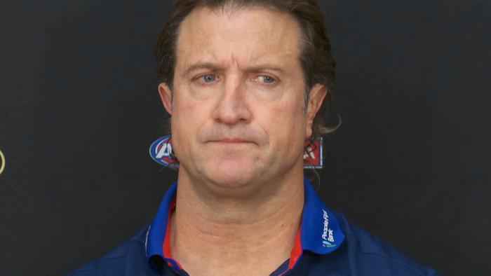 Western Bulldogs coach after the match.