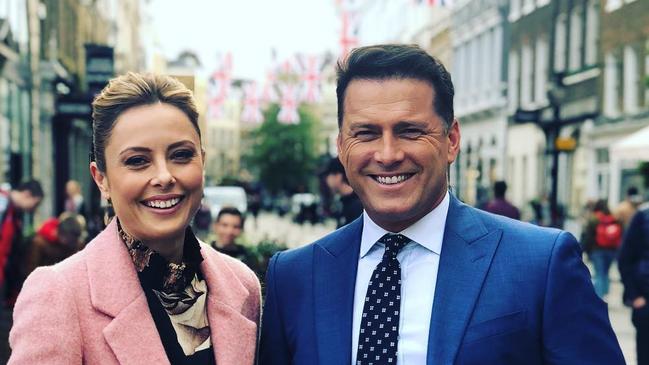 Alison Langdon and Karl Stefanovic. Picture: Instagram