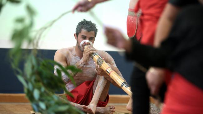 The garden opening put a spotlight on the indigenous culture. Picture: Robert Pozo