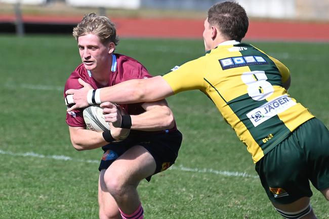 Isaac McAuliffe. University v Wests, Colts Saturday June 8, 2024. Picture, John Gass