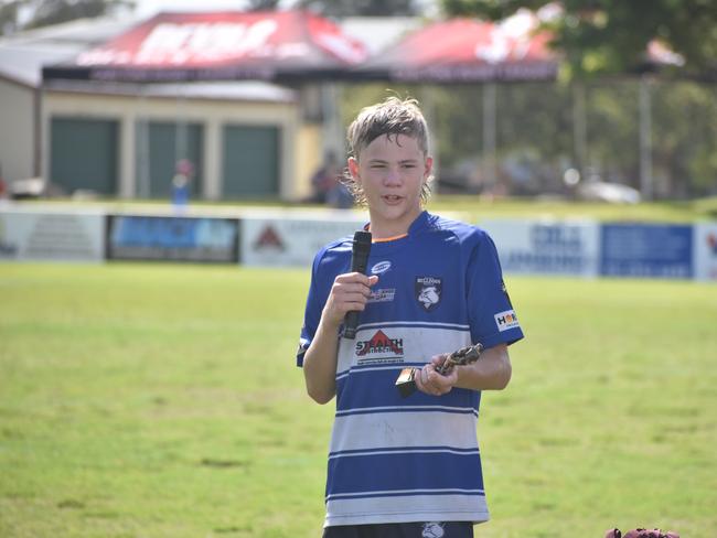 Tom Bassett in the Brothers v Wanderers U13s RLMD Grand Final at JRL Field 5, September 4, 2021. Picture: Matthew Forrest