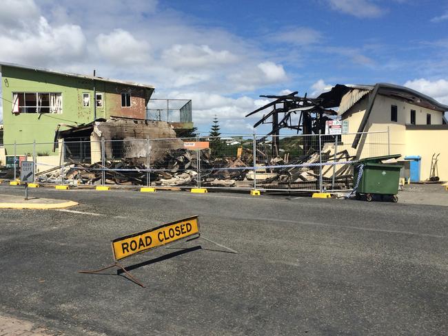 Currie, King Island, fire aftermath, January 26, 2015.