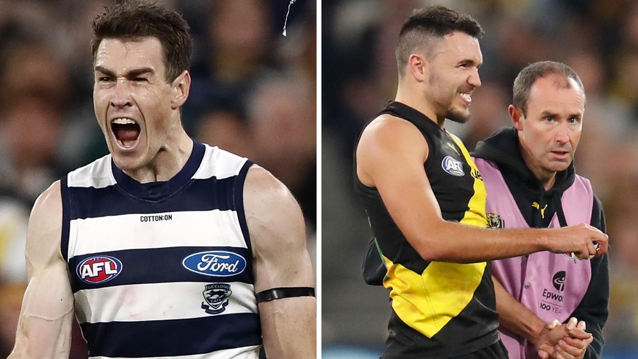 Geelong stormed back to thump Richmond in a statement win.