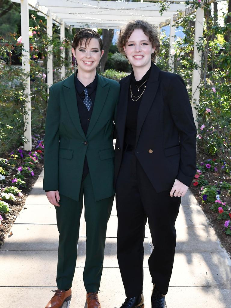 Taylor Sheen and Mille McWaters at Glennie School Formal. Picture: Patrick Woods.