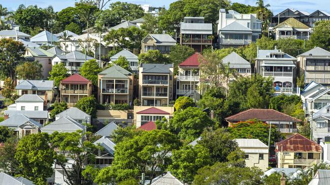 Brisbane’s median house price has hit a new record of $621,806, according to CoreLogic. Picture: Richard Walker