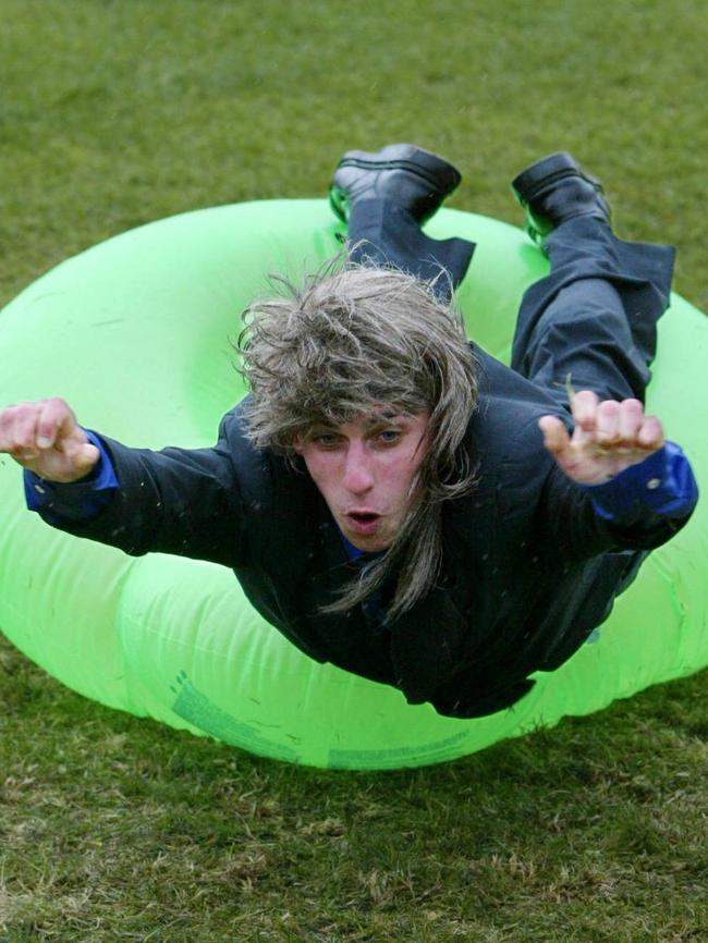 Nathan from Geelong enjoys the day.