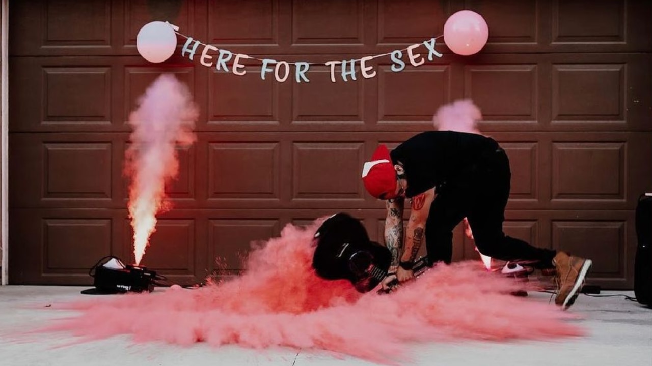 The gender reveal has been called "badass". Source: Instagram/@mikelira13