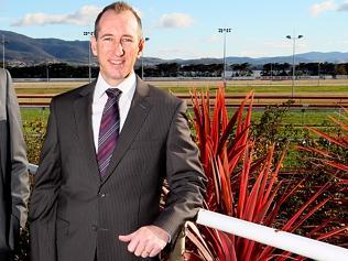  Announcement of Betfair as the new Summer racing carnival naming rights partner. At Elwick racecourse L-R Giles Thompson CEO...