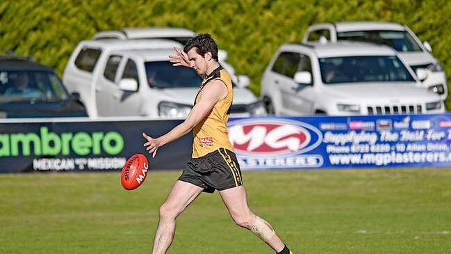 North Gambier's Sam Stafford has been formidable in the forward line. Picture: North Gambier Football Club