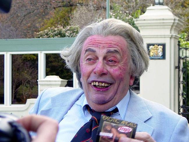 Another of Barry Humphries’ characters, Sir Les Patterson.