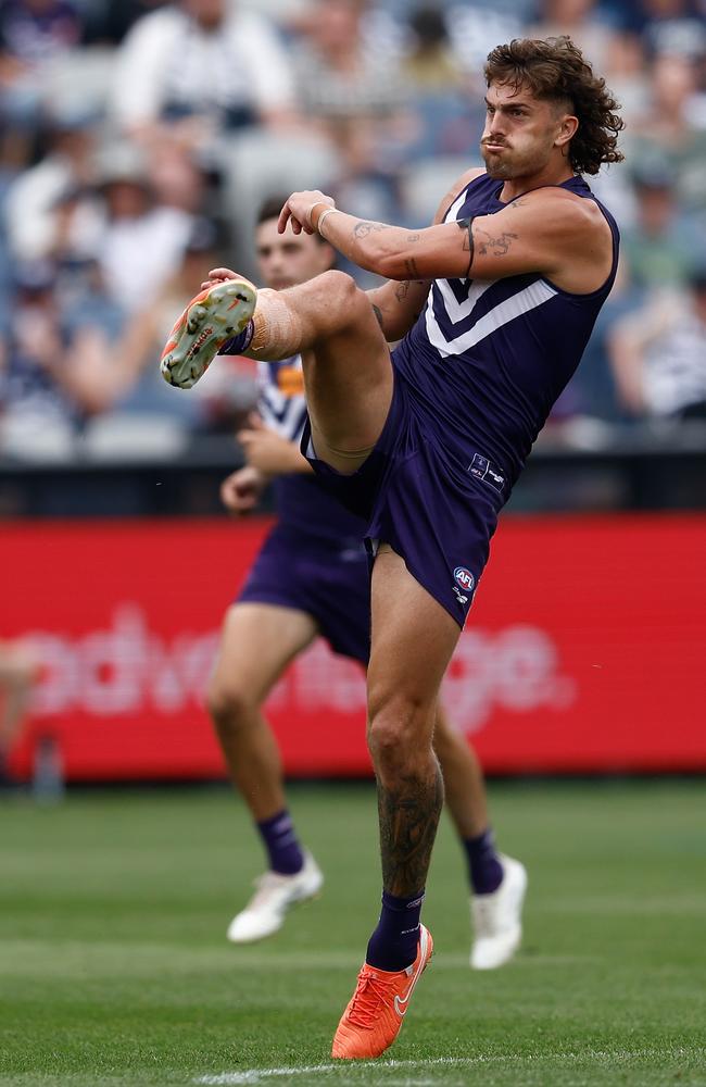 Luke Jackson says he is committed to the Dockers. Picture: Michael Willson/AFL Photos via Getty Images.