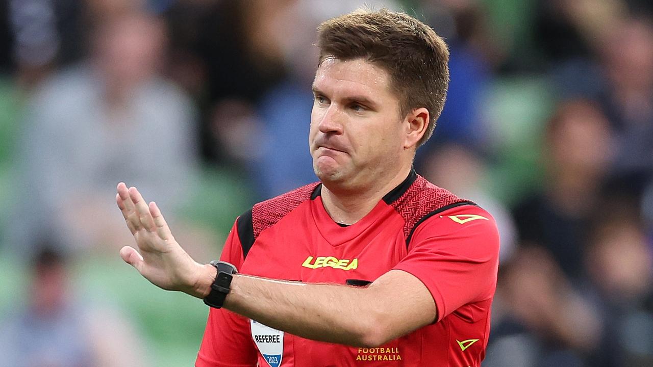 The match officials don’t have goal-line technology at their disposal. Picture: Getty Images