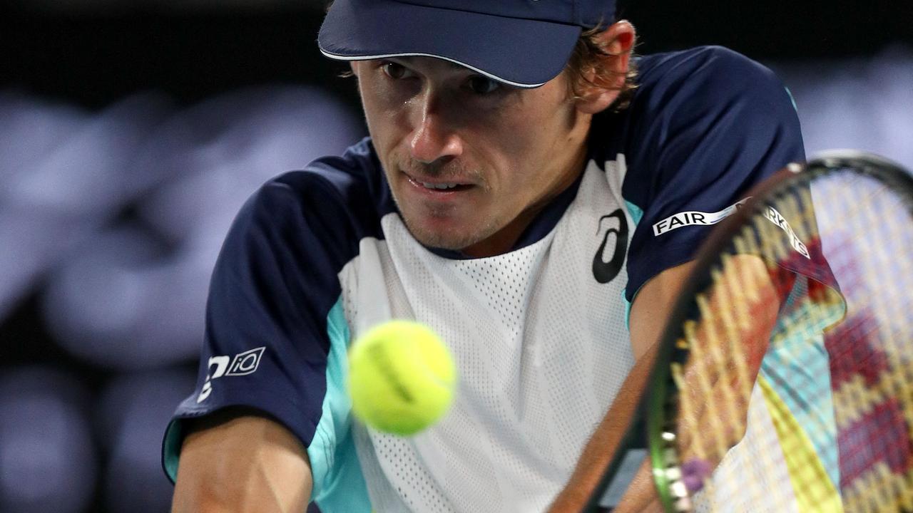 De Minaur will take on Italian Jannik Sinner in the fourth round. Picture: Aaron FRANCIS/AFP