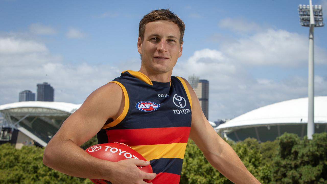 New Adelaide captain Jordan Dawson has some work to do to help lift his side up the ladder. Picture: Emma Brasier