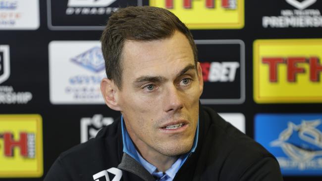 Sharks coach John Morris is doing a good job with Cronulla. Picture: Getty Images