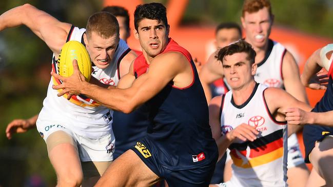 Christian Petracca has signed a new two-year deal with Melbourne. Picture: Getty Images