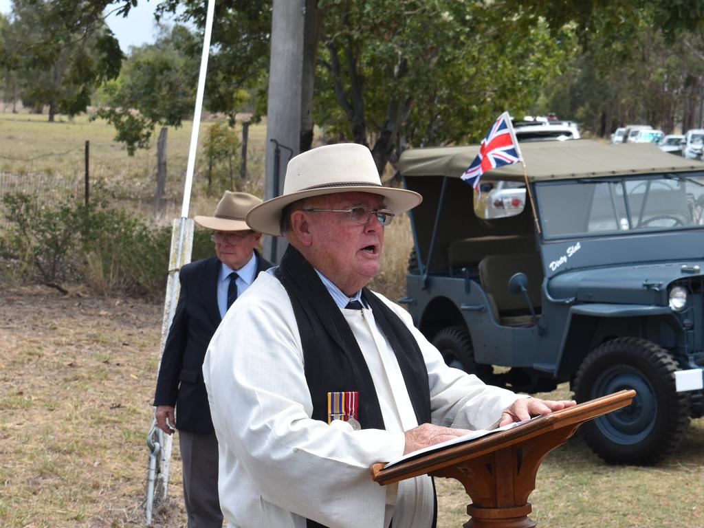 No23 Squadron Chaplain Bob Heathwood led the prayer and benediction