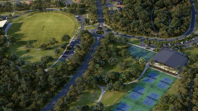 Artist impressions of Arundel Hills Country club redevelopment. Picture: Supplied.