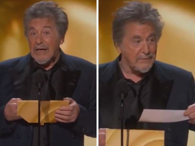 Al Pacino bombs big Oscars moment