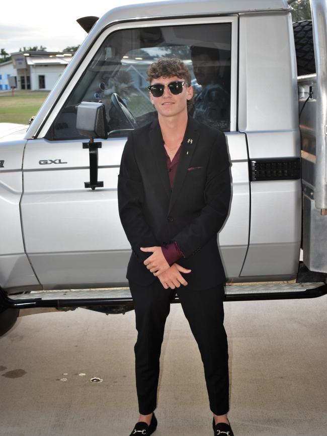 Braydn Scott. Photographs from the Gilroy Santa Maria College Formal 2022 in Ingham on Friday night. Picture: Cameron Bates