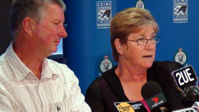 Ms Carmichael’s parents, Margaret and John, in 2011. Picture: Zozan Balci/AAP