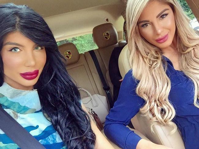 Bride-to-be Kat and Mehajer and her sister Aiisha / Picture: Aiisha Mehajer/Instagram