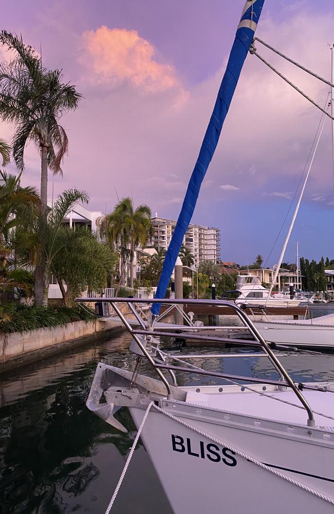 Sleek yachts adorn Cullen Bay in Darwin. Picture: Sue McLean