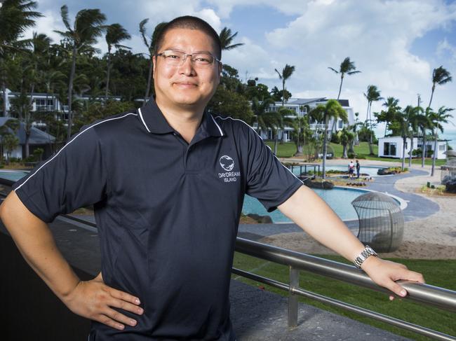 Daydream Island general manager Dawson Tang. Picture: Lachie Millard