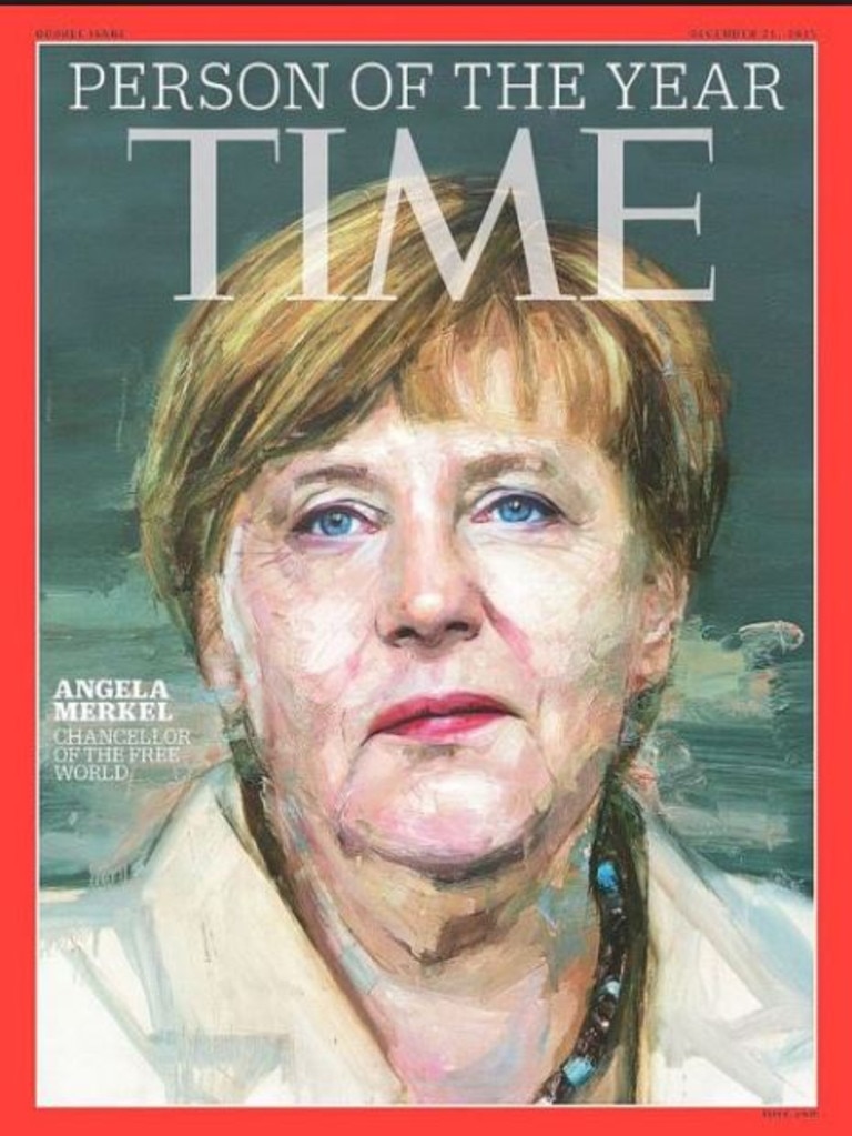 TIME magazine named Angela Merkel 2015 Person of the Year. Photo: TIME Magazine