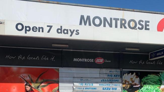 A group of seven boys have robbed the Montrose IGA.