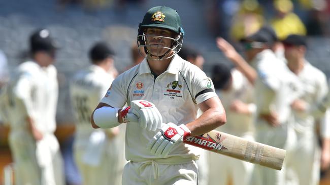 Has David Warner finally found the right balance? Picture: AFP