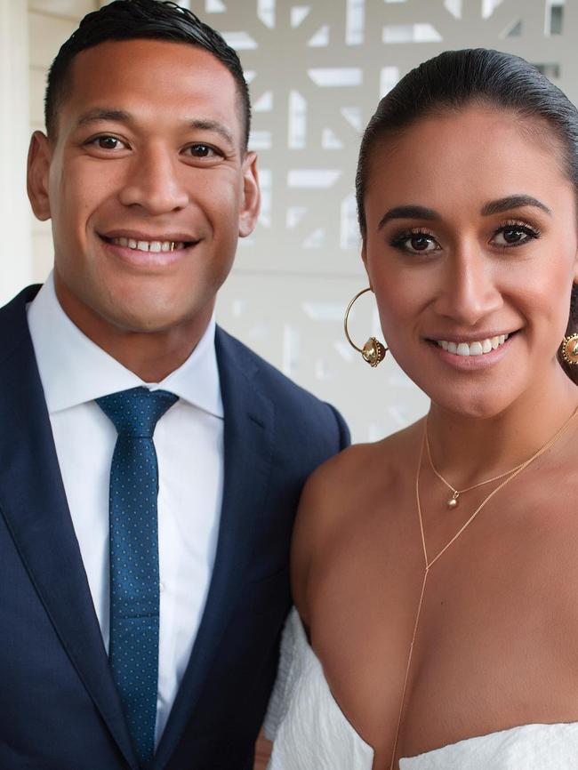 Israel and Maria Folau. Photo: Instagram.