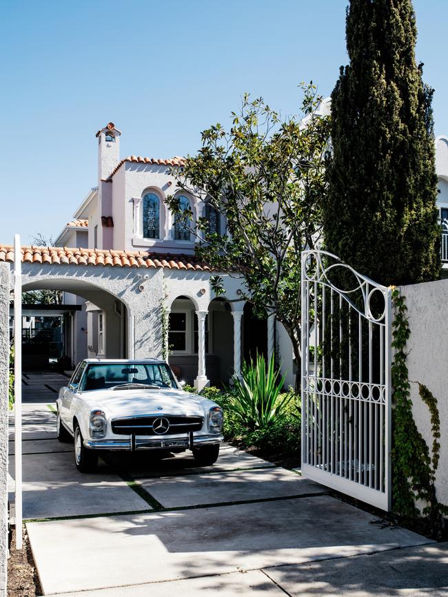 Spanish Queen House, built circa 1920 in Brighton, Melbourne, is an example of the Spanish Mission style. Picture: Felix Forrest