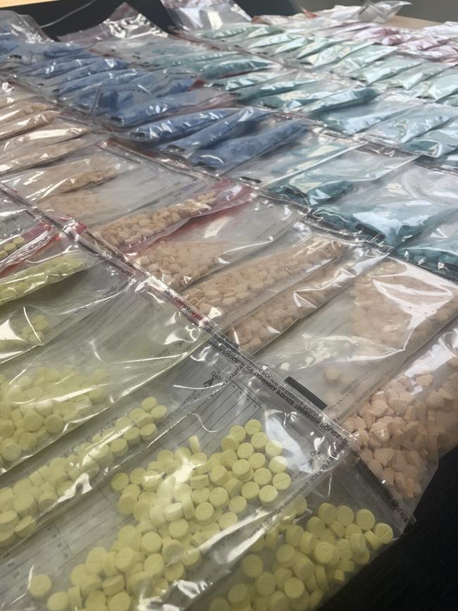 $400k worth of MDMA seized by Tasmania Police. Picture: Tasmania Police