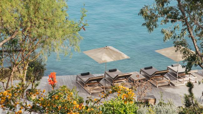 Villa Macakizi’s expansive pool deck. Picutre: Elise Hassey.