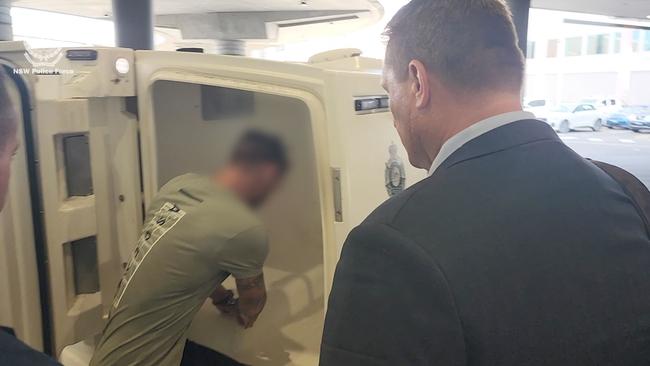 Carlos Rangihaeata was arrested 14 years after an armed robbery on Sydney’s northern beaches. Picture: NSW Police