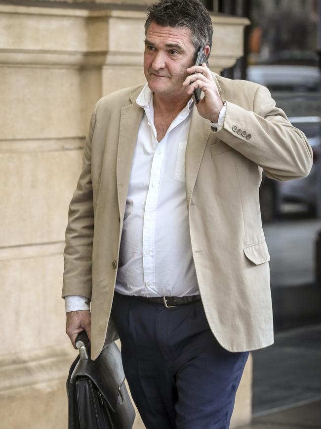 Stephen Marks outside court during an appearance earlier in the year for an unrelated issue. Picture: AAP / Mike Burton