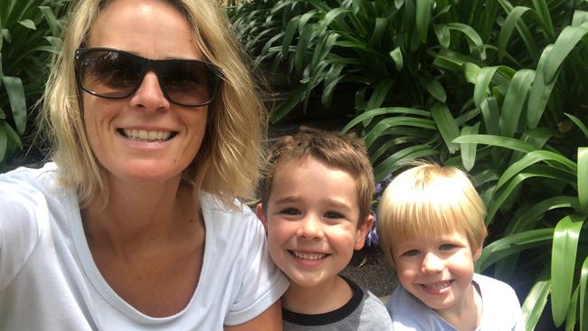 Kelly Stevenson and her children, aged 4 and 6, lost WWII medals and family heirlooms when their Pacific Pines home was broken in to in January 2019. Photo: Supplied