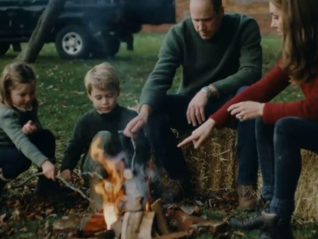 The family in their highly-stylised home video. Picture: Instagram